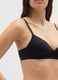 Black Stretch Cotton Bra_3
