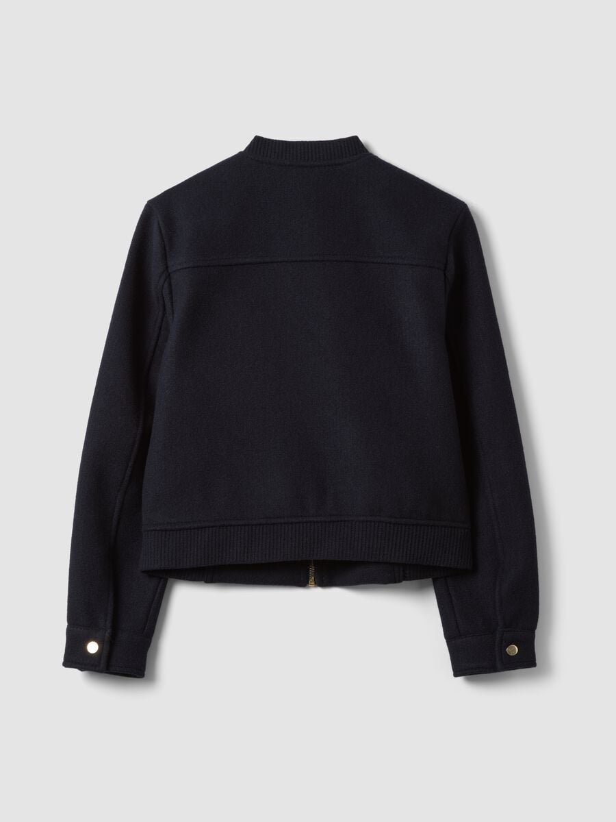 Giacca blu navy regular fit con zip_6