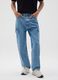 Pure Cotton Denim Wide Leg Jeans_1
