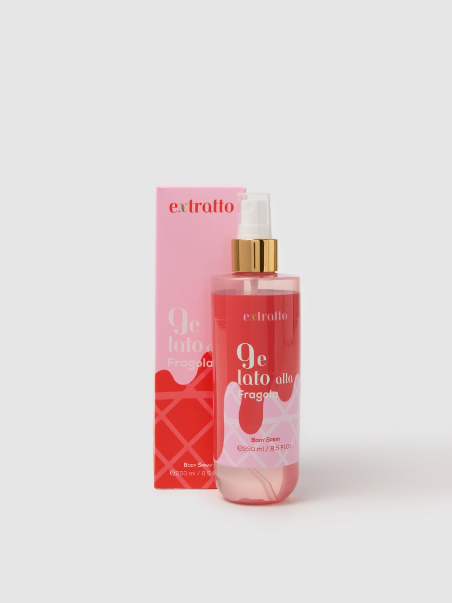 Body Spray per il corpo con note di fragola e panna montata, voluttuoso e cremoso, delicato e dolce._0