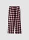 Multicolour checked organic cotton pyjama bottoms_6