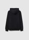 Children's black cotton blend sweatshirt regular fit_4