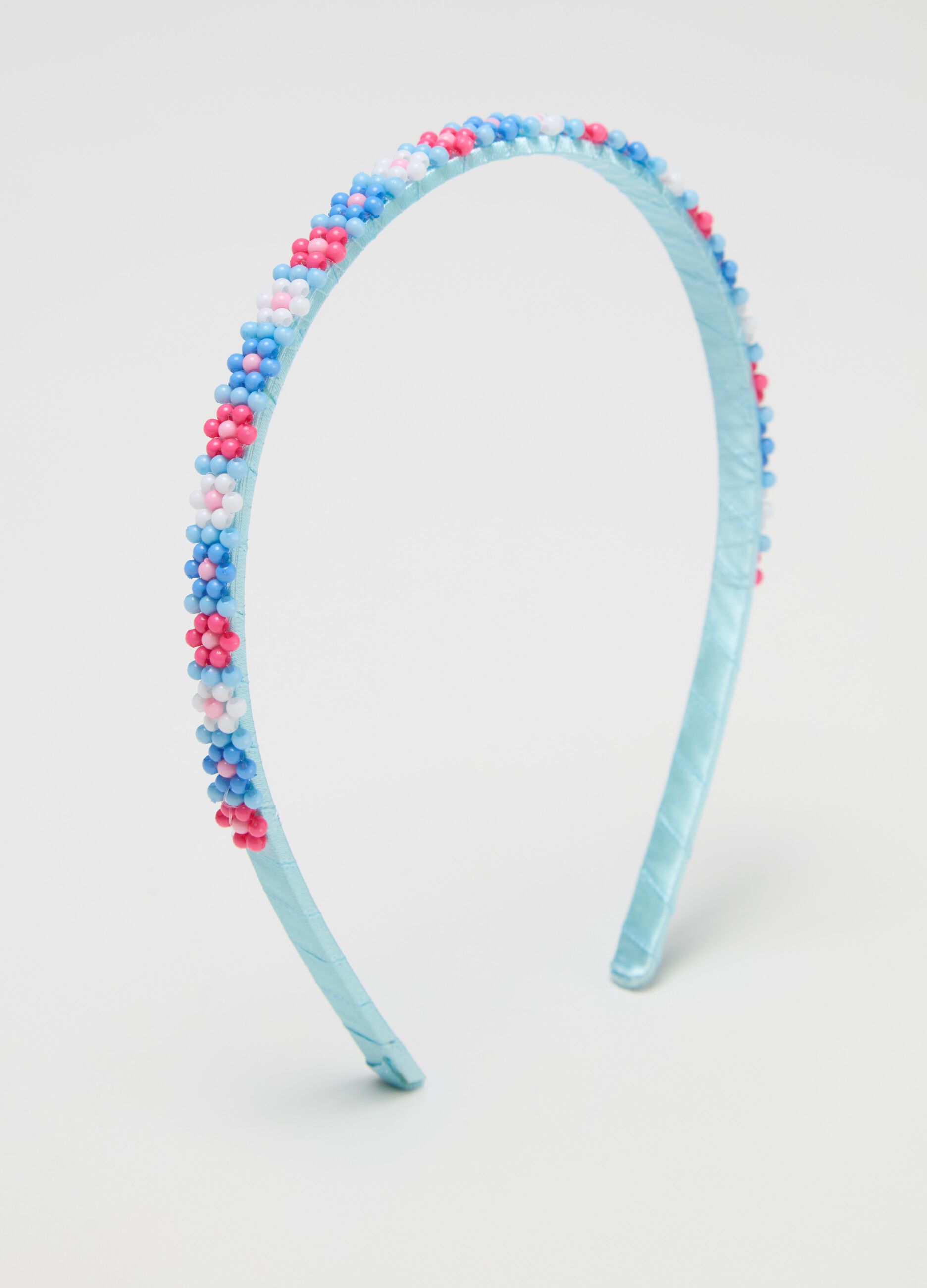 Alice band with beads application