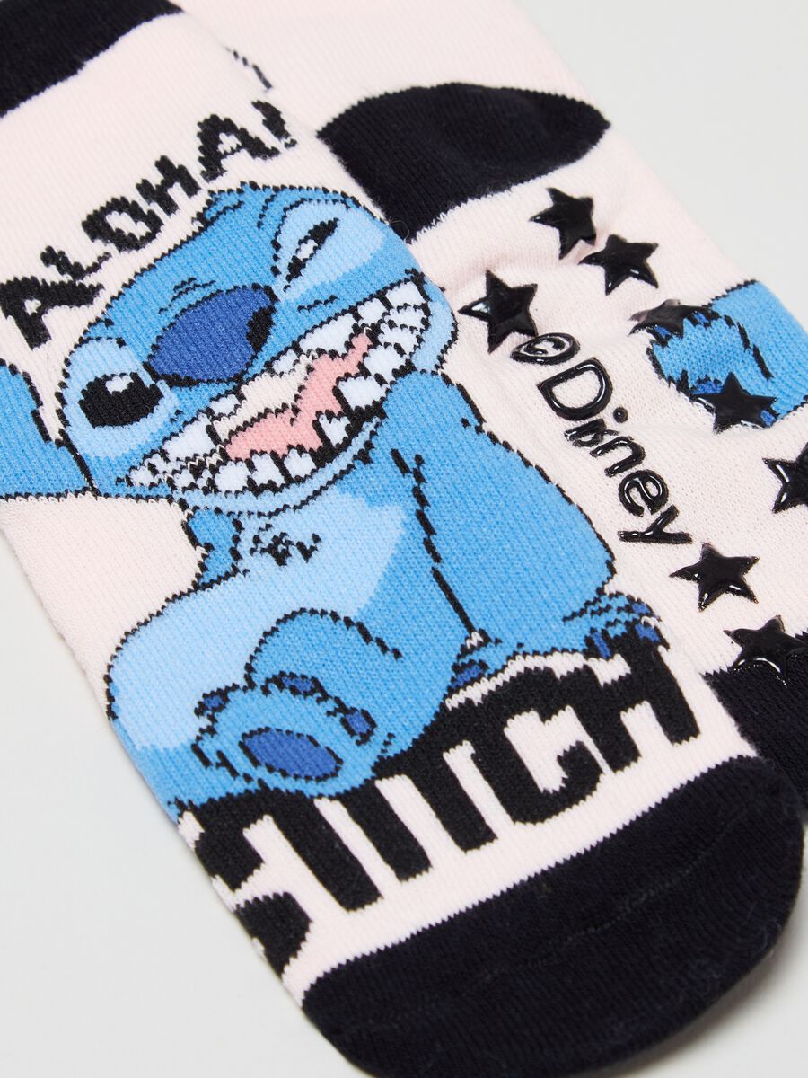 Calze antiscivolo stretch con disegno Stitch_2