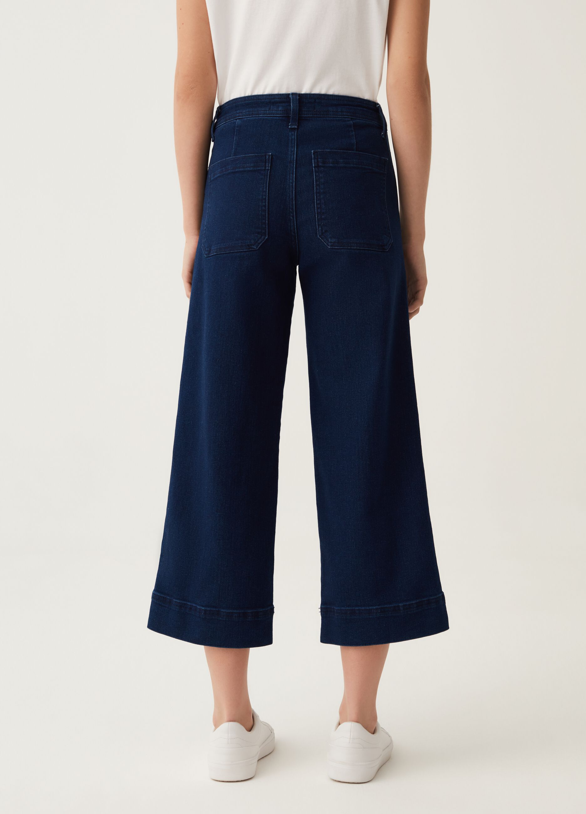 Jeans culotte wide leg