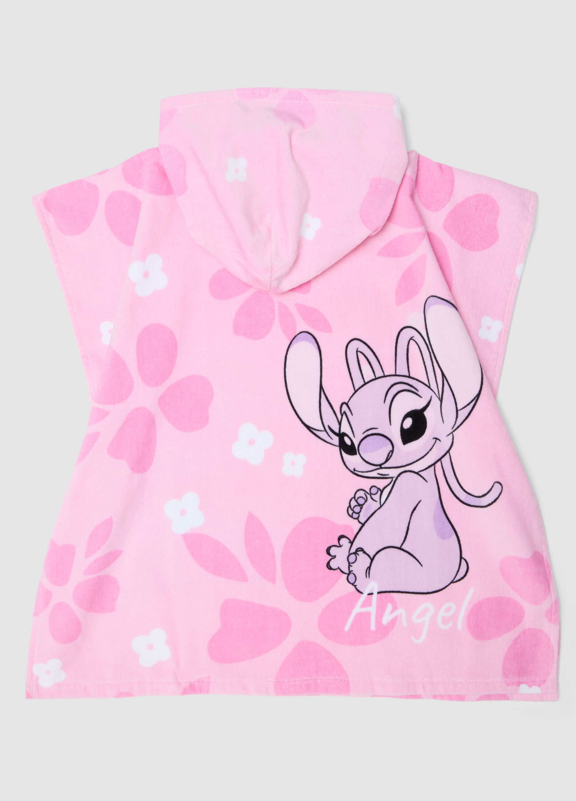 Pink 100% cotton poncho