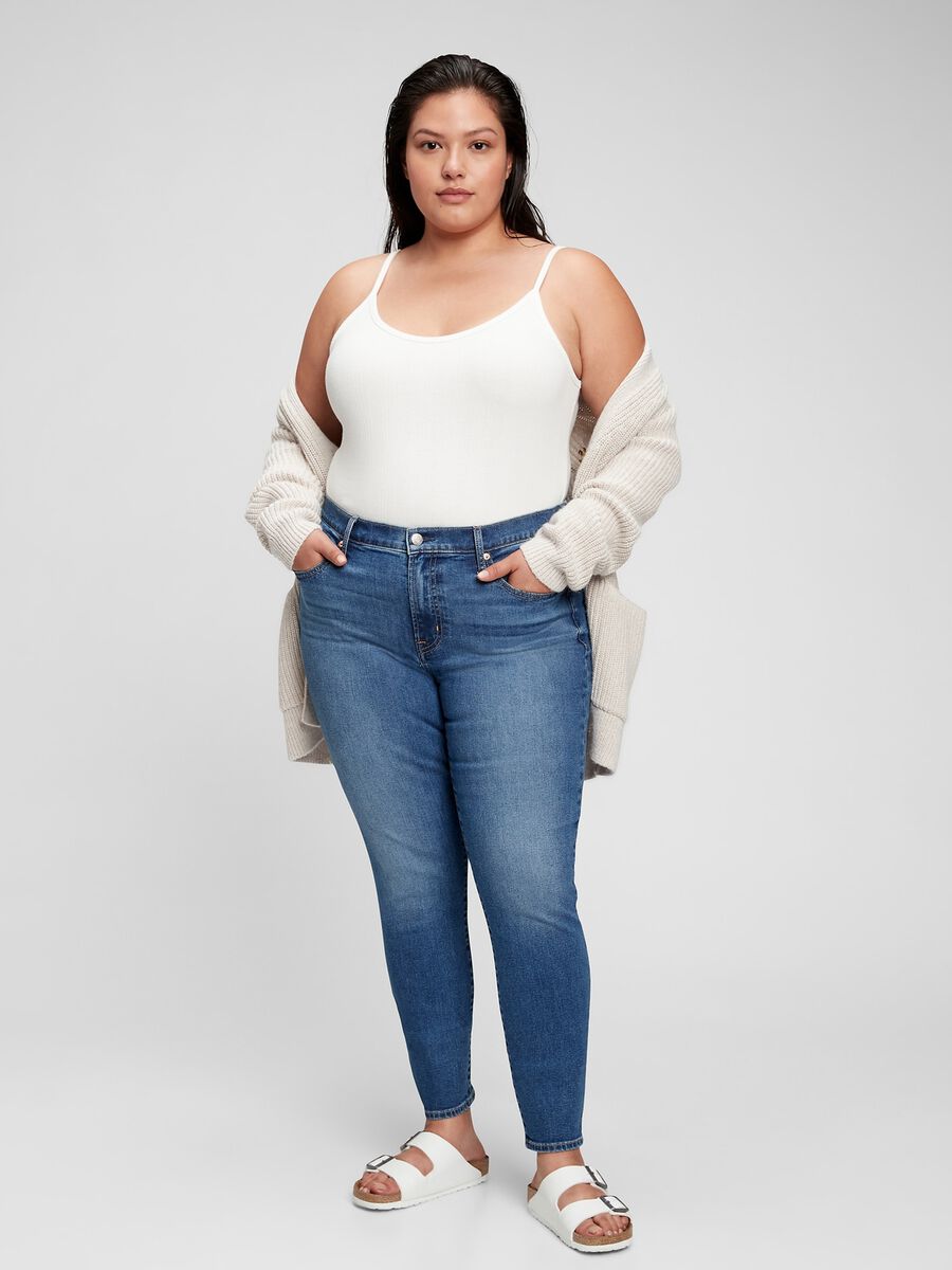 Skinny-fit jeans with five pockets_0