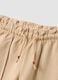 Light brown stretch cotton set with cute animal print_2