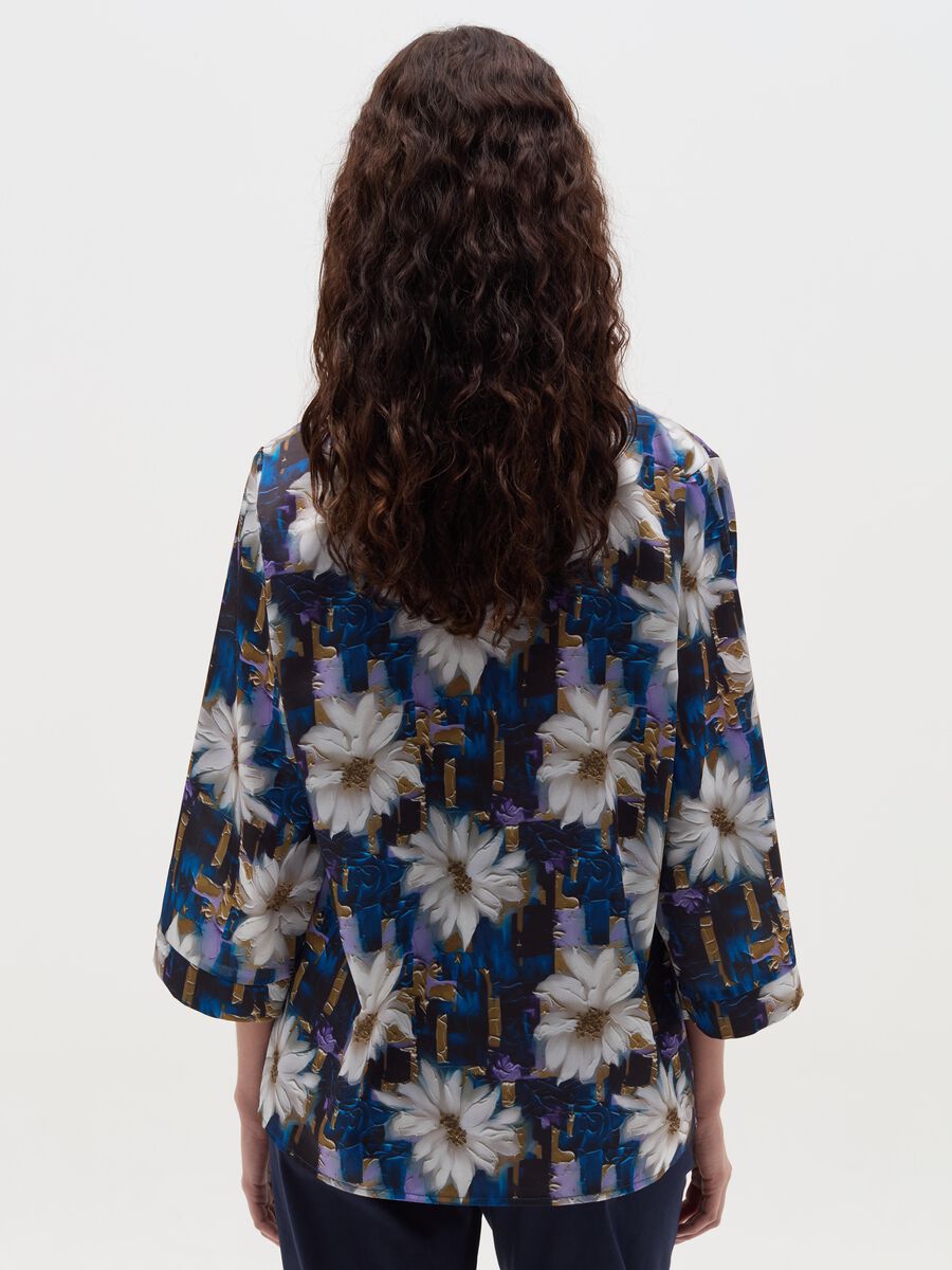 Blouse with floral print_3