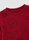 Children's red pure cotton sweatshirt regular fit_2