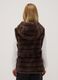 Gilet lungo marrone con cintura_3