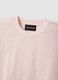Pink short-sleeve T-shirt in lyocell and cotton blend_5