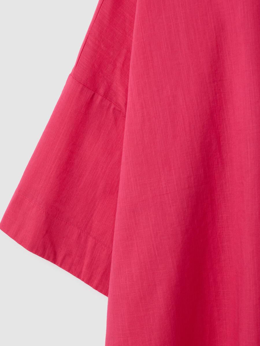 Women's Oversize Pink Pure Cotton Shirt_5