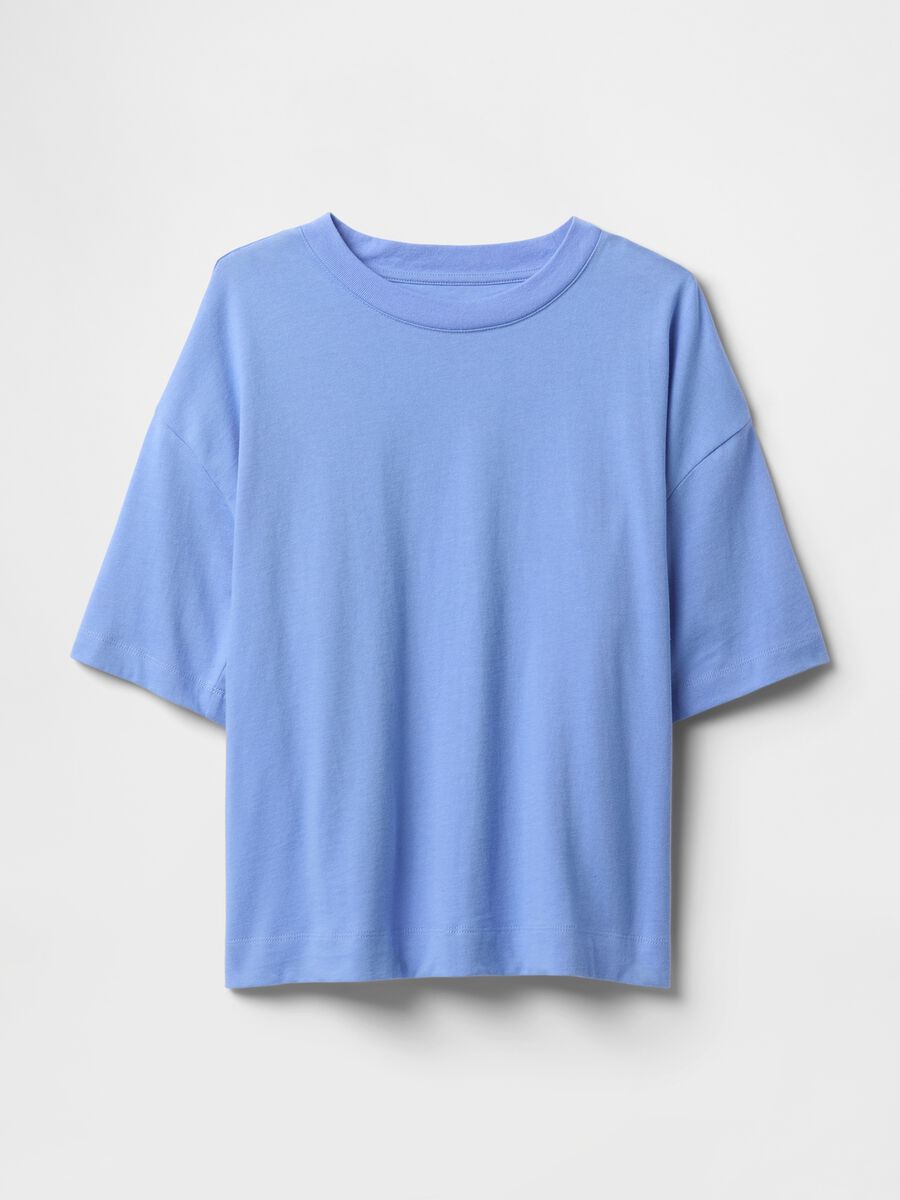 Gap Short Sleeve Blue Cotton T-shirt_4