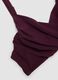 Purple shaping bikini top in stretchy fabric_5