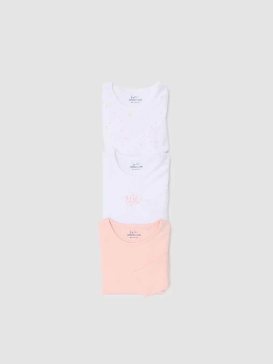Pink cotton bodysuit with long sleeves_3