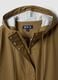 Brown rain jacket with hood, zip and snap buttons, regular fit_5