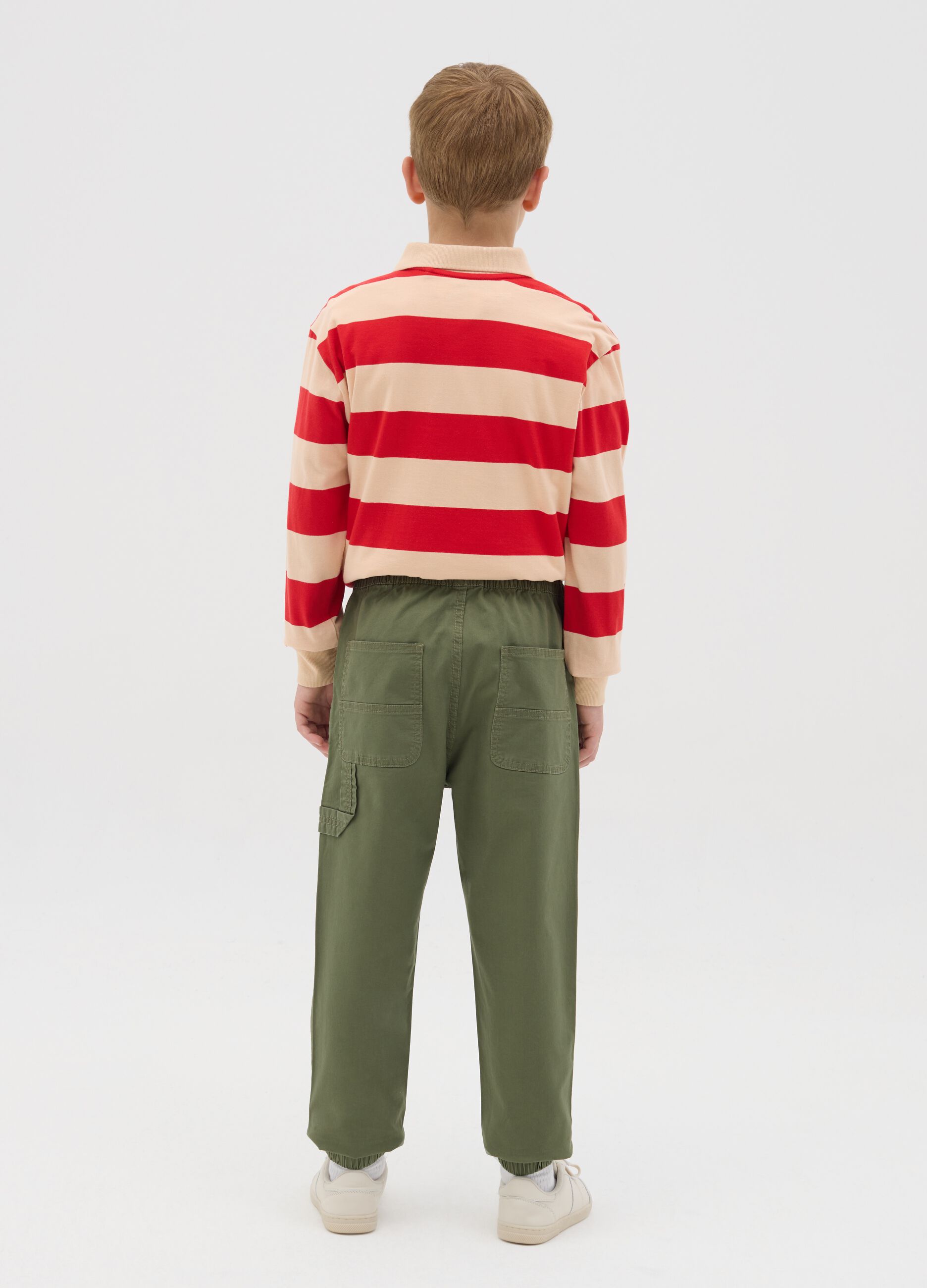 Worker joggers in stretch cotton
