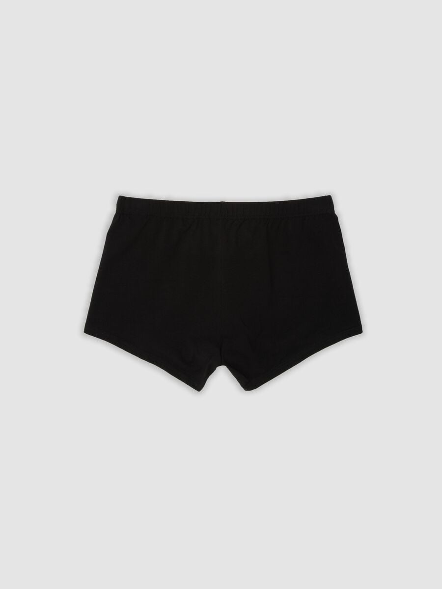 Multipack di cinque boxer neri in cotone organico_6
