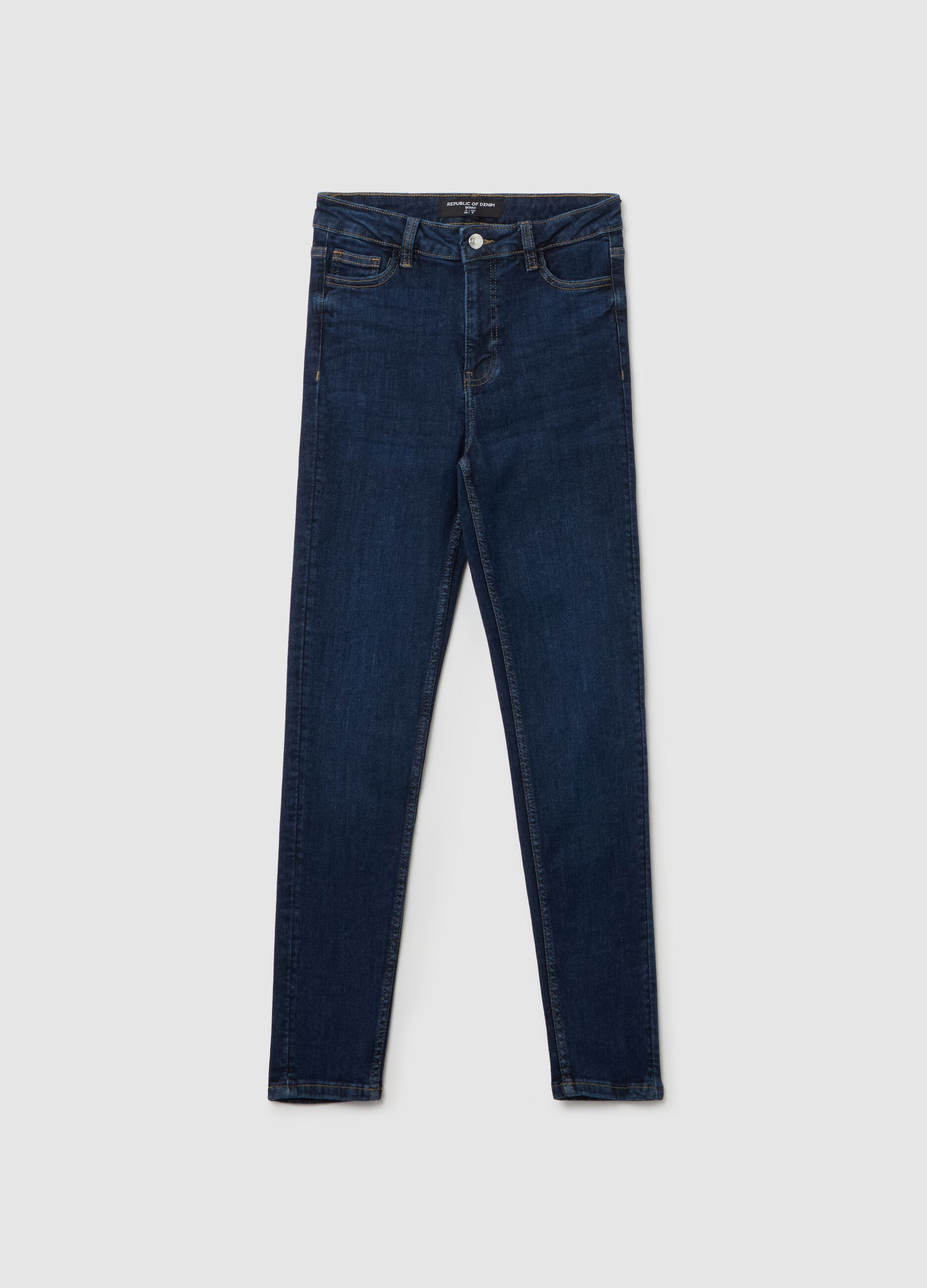 Cropped skinny-fit jeans