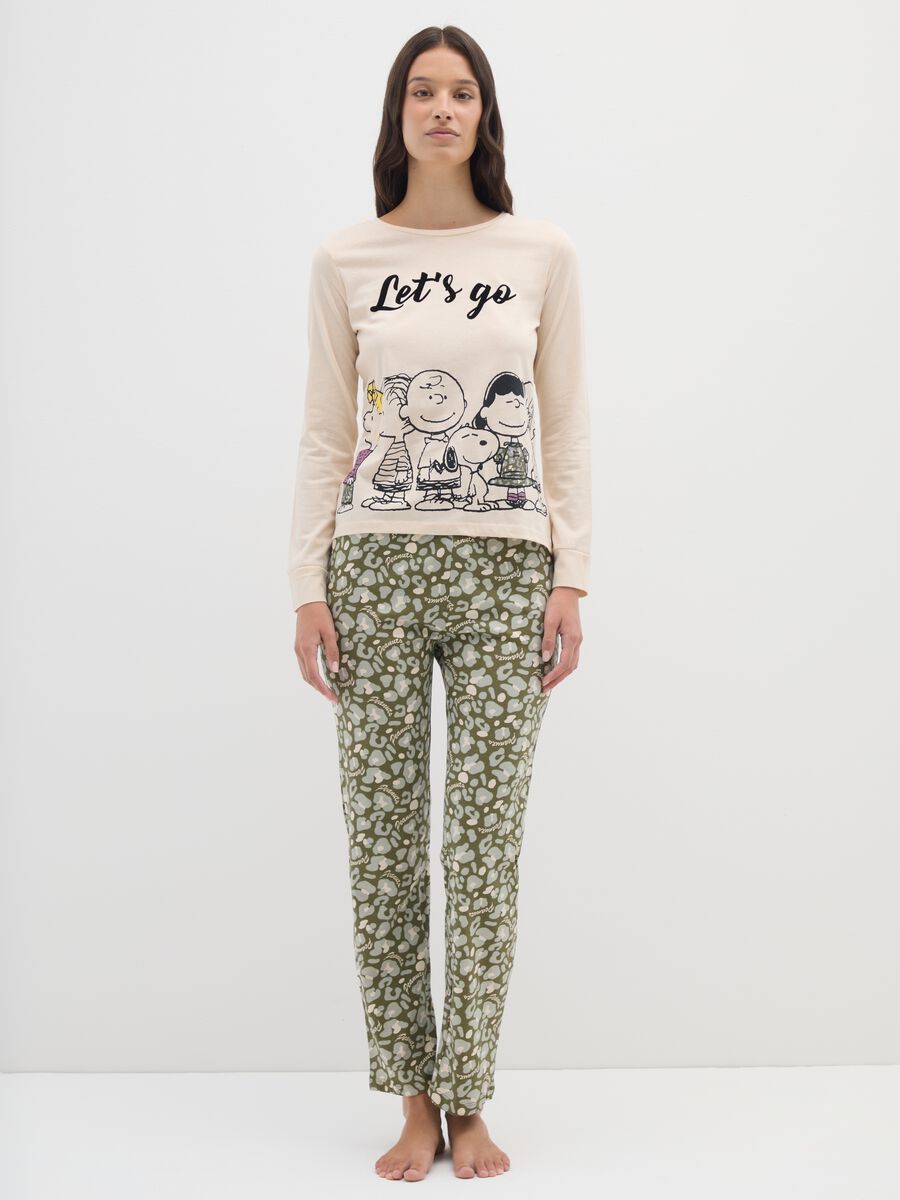 Beige pure cotton pyjamas regular fit_0