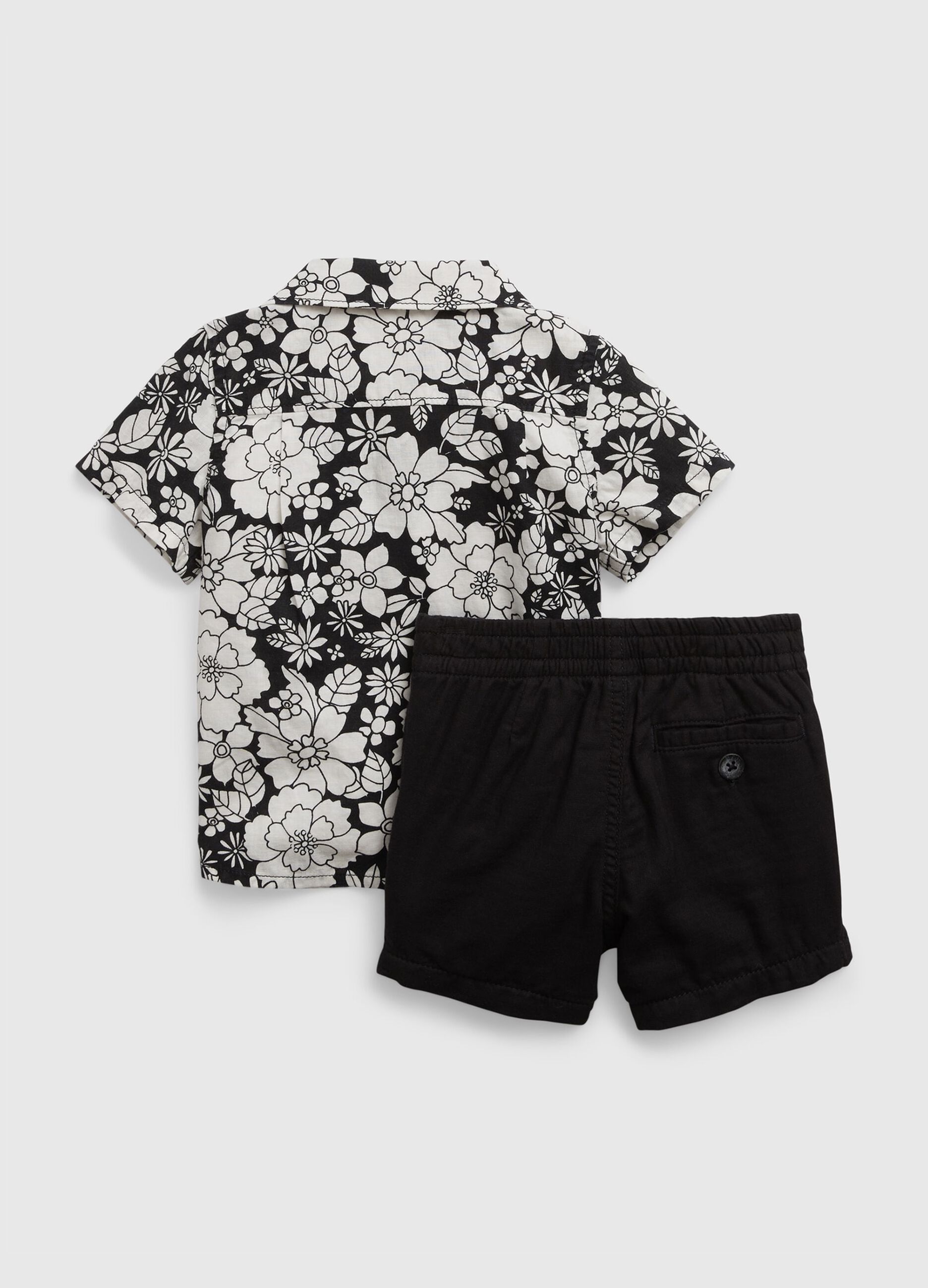 Jogging set in cotone con stampa floreale_2