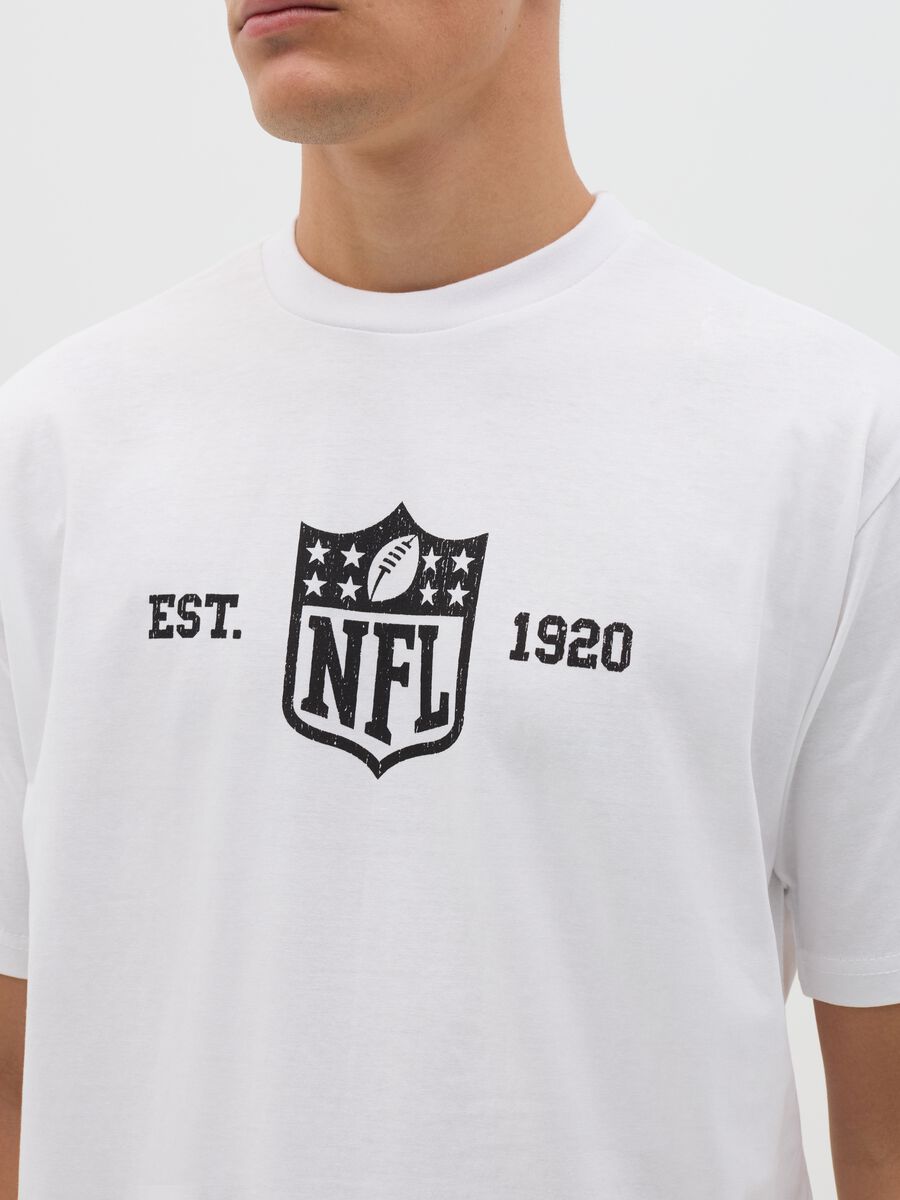 NFL White Cotton T-shirt_2