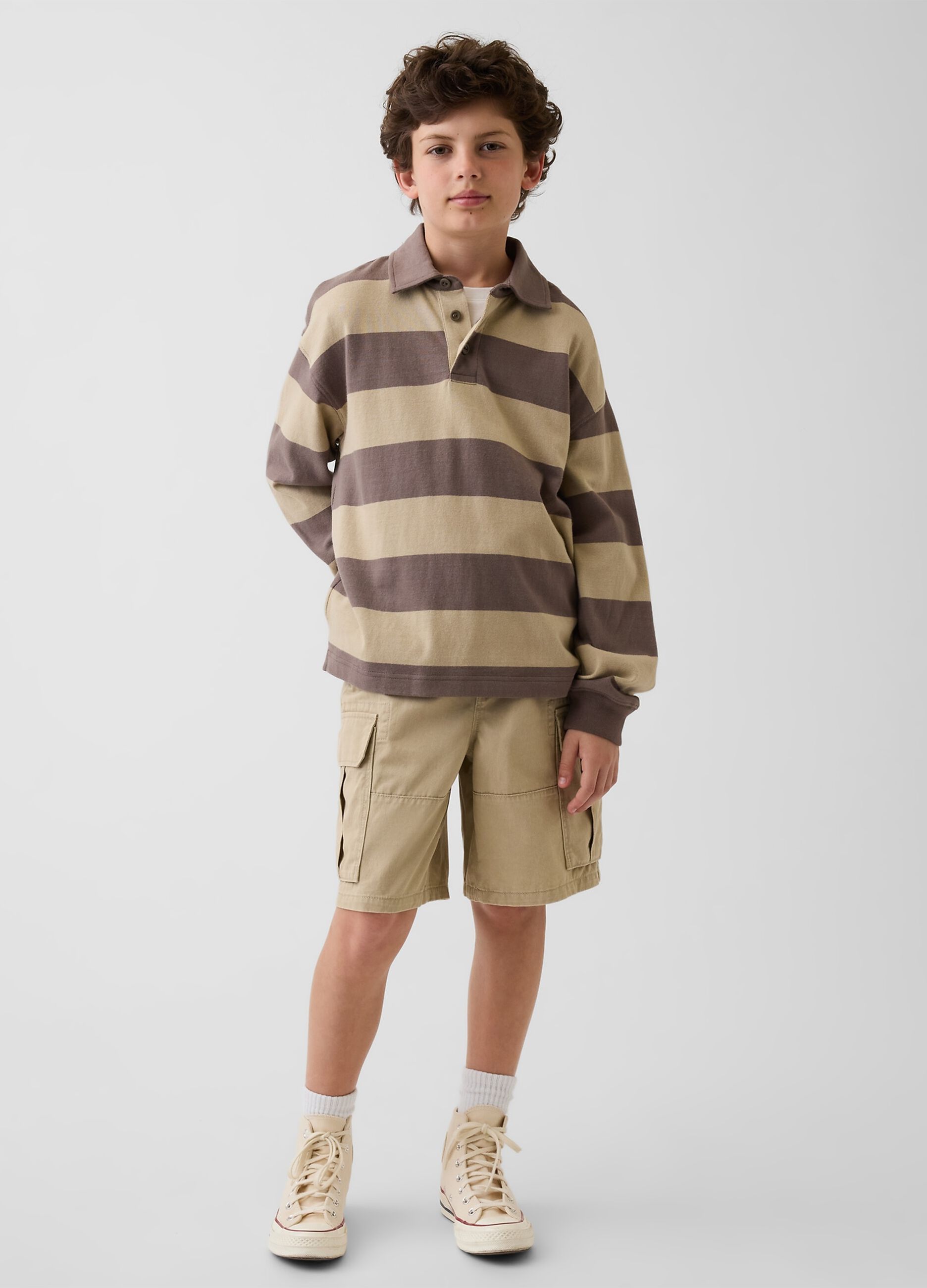 Pure cotton cargo shorts