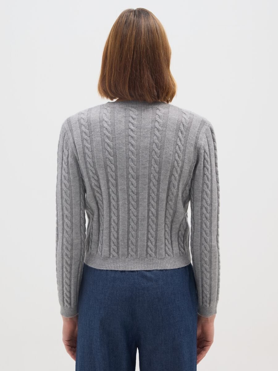 Grey Knitted Cardigan_3