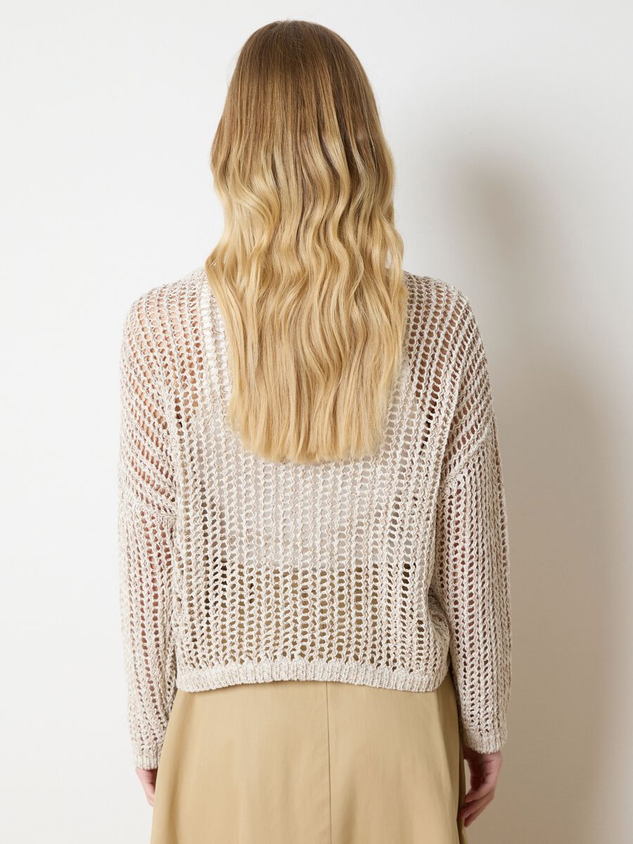 Openwork top with boat neck_3