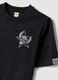 Girls&rsquo; black boxy-fit pure cotton T-shirt with Lilo & Stitch print_4