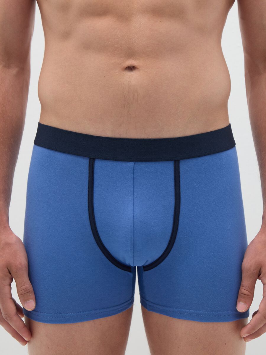 Multicolor Stretch Cotton Boxer Shorts_1