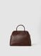 Brown handbag with zip closure_1