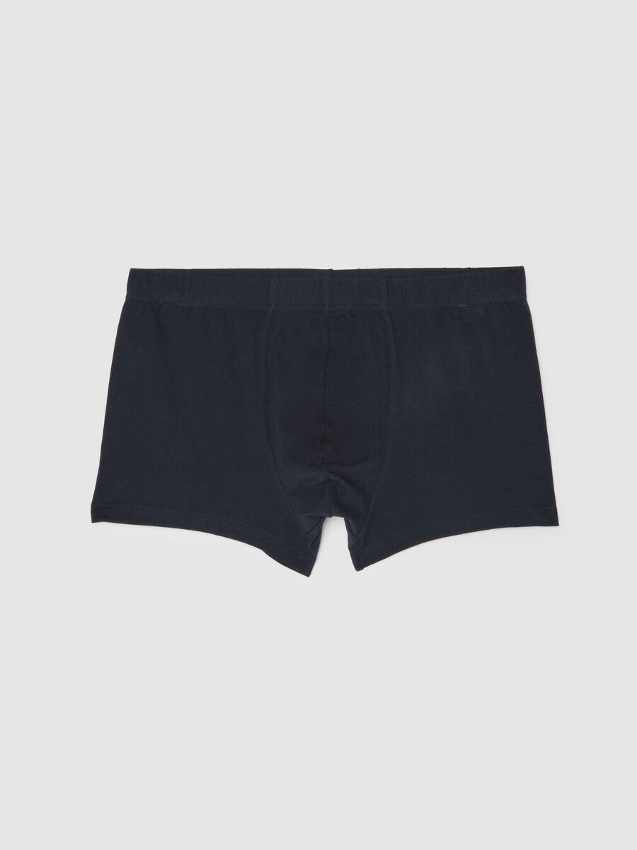 Blue Cotton Boxer Regular Fit_4