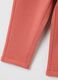 Baby girls' pink stretch cotton trousers regular fit_3
