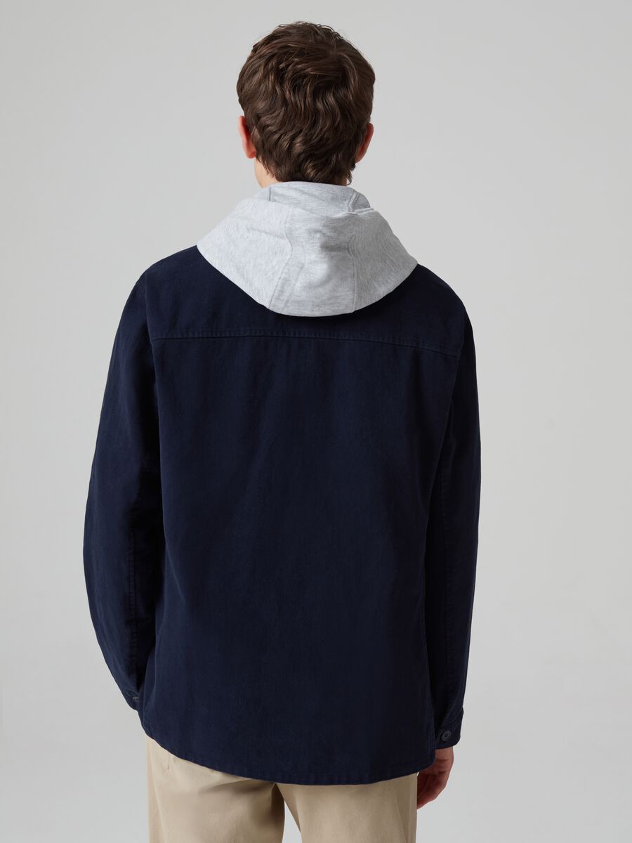 Shacket in cotone con tasche_2