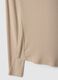 Beige Stretch Modal Regular Fit Top_5