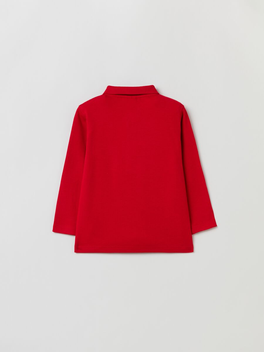 Polo a maniche lunghe in cotone interlock_1