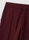 Red regular-fit stretch cotton trousers_1