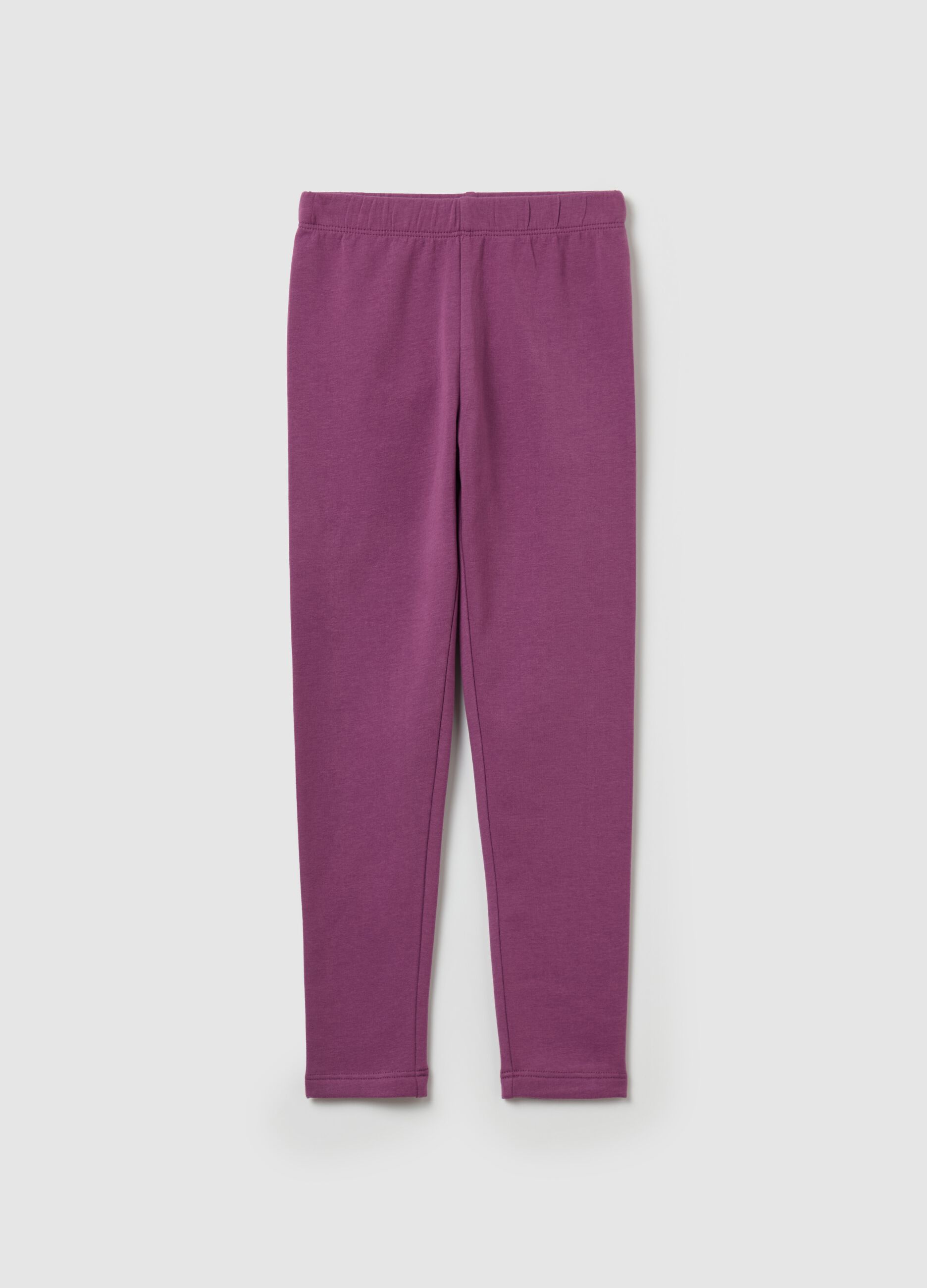 Stretch cotton leggings