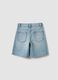 Wide-leg denim shorts_1