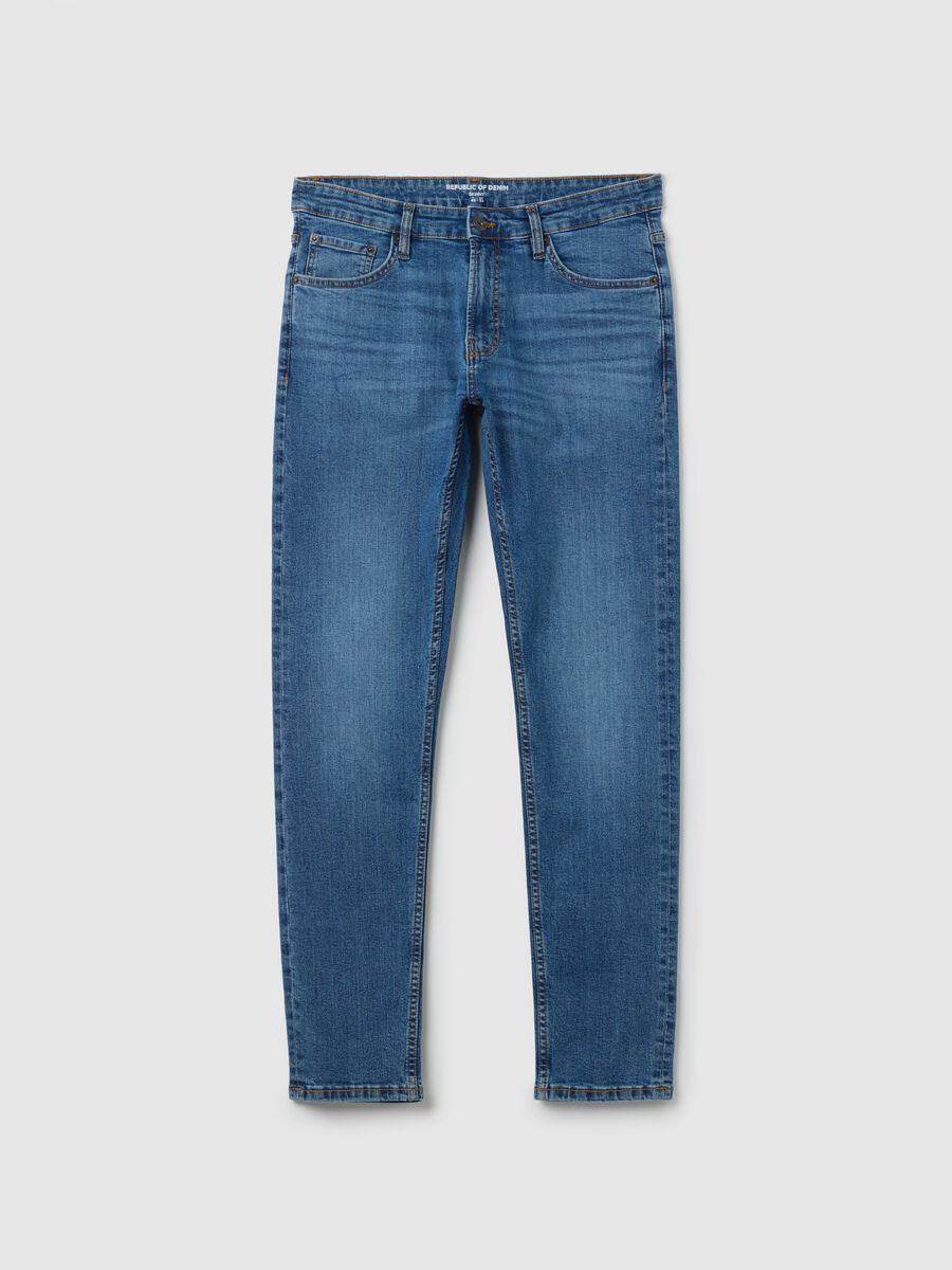 Skinny Fit Stretch Denim Jeans_4