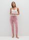 Pink cotton long-sleeved pyjamas_0