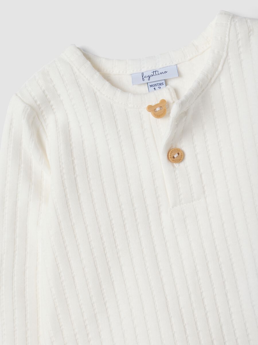 White ribbed organic cotton set_3