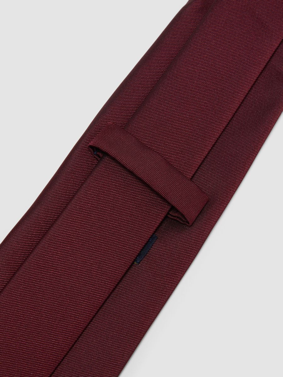 Cravatta rossa pala 7,5 cm_2