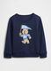 Blue cotton blend sweatshirt for boys_0