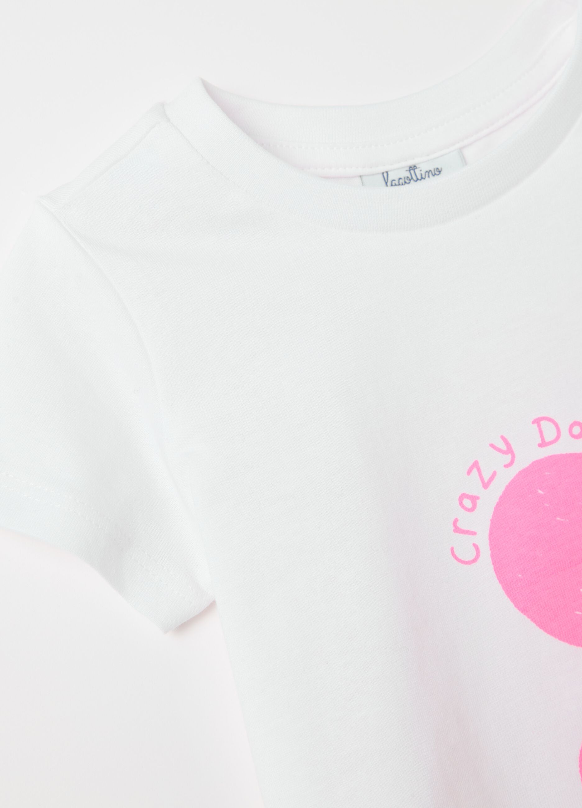 Cotton T-shirt with print