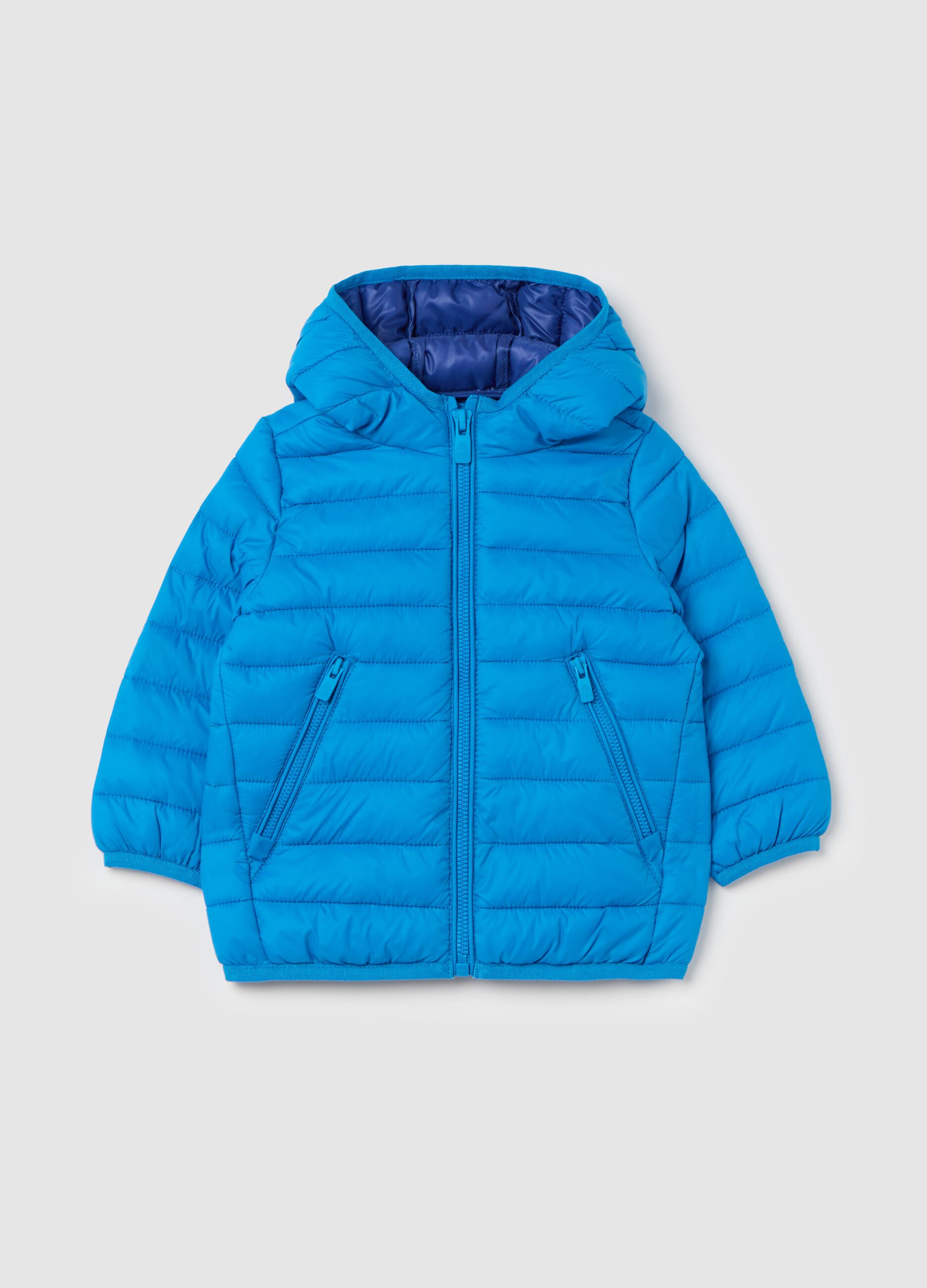 Ultralight down jacket with hood
