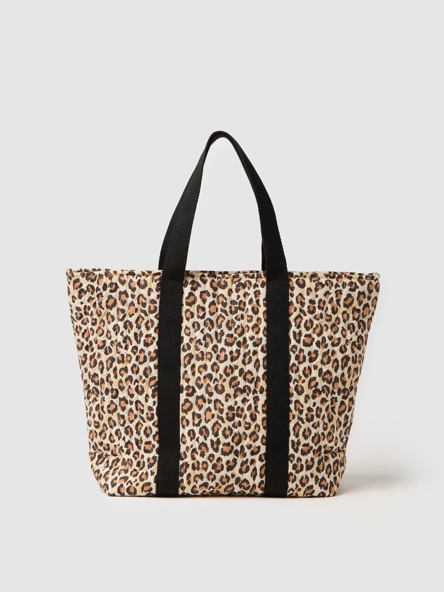 Animal print beach bag_1
