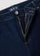 Jeans denim blu in cotone elasticizzato bootcut_5